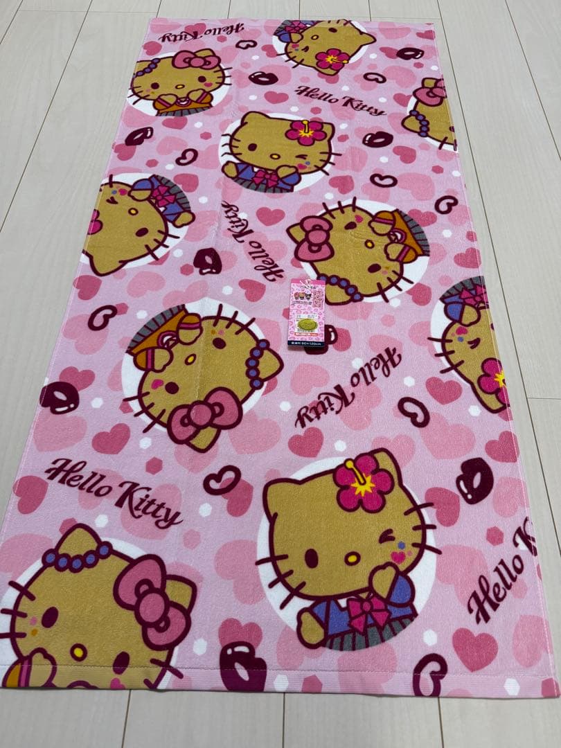 サンリオ　日焼けギャルキティ　バス/フェイスタオル　8枚　しまむら新作　新品