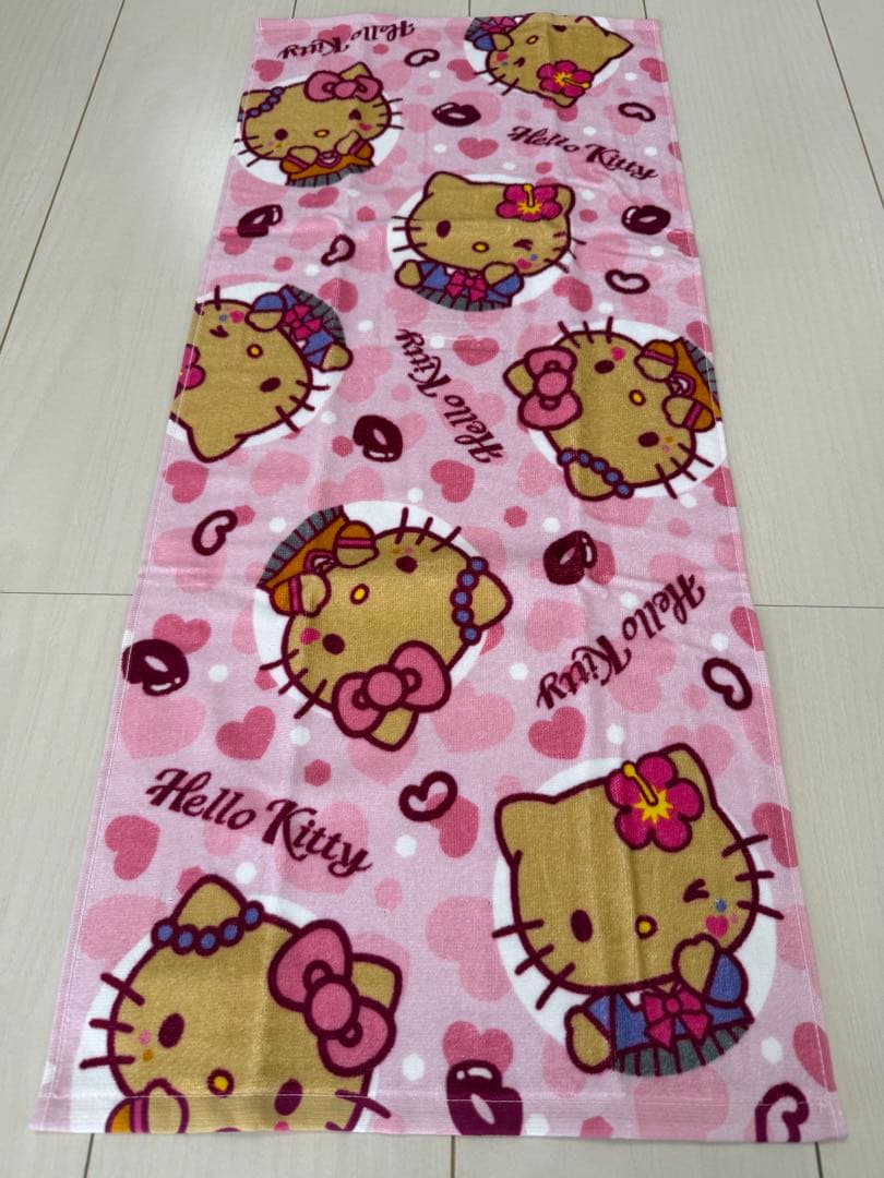 サンリオ　日焼けギャルキティ　バス/フェイスタオル　8枚　しまむら新作　新品