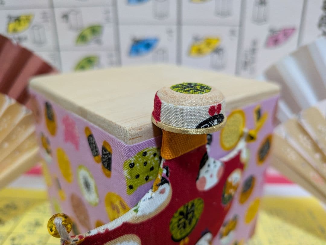 「ミニ！」小さくても高級:無垢ヒバ柾目枕 投扇興セット。