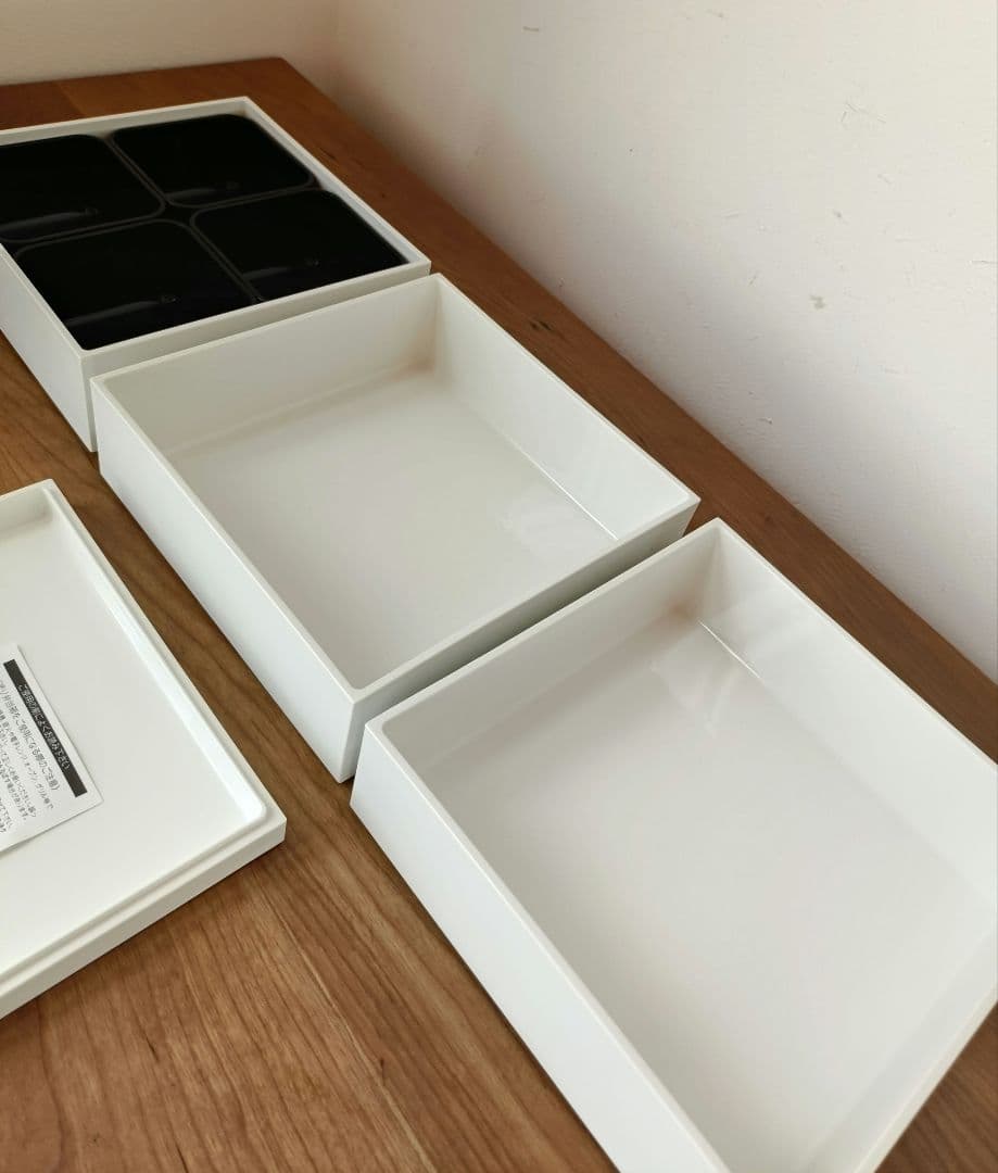 栗原はるみ　ゆとりの空間　三段重　重箱　ホワイト　おせち