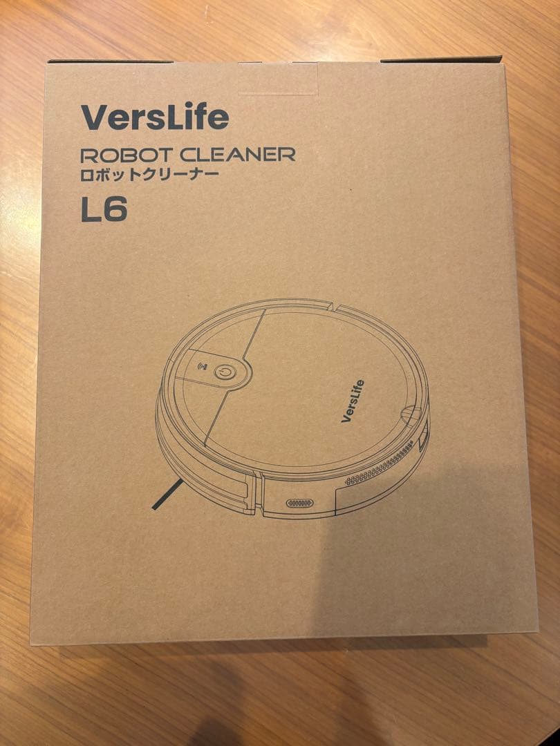 新品ロボット掃除機 VersLife L6 水拭き 両用 3000Pa 強力吸引
