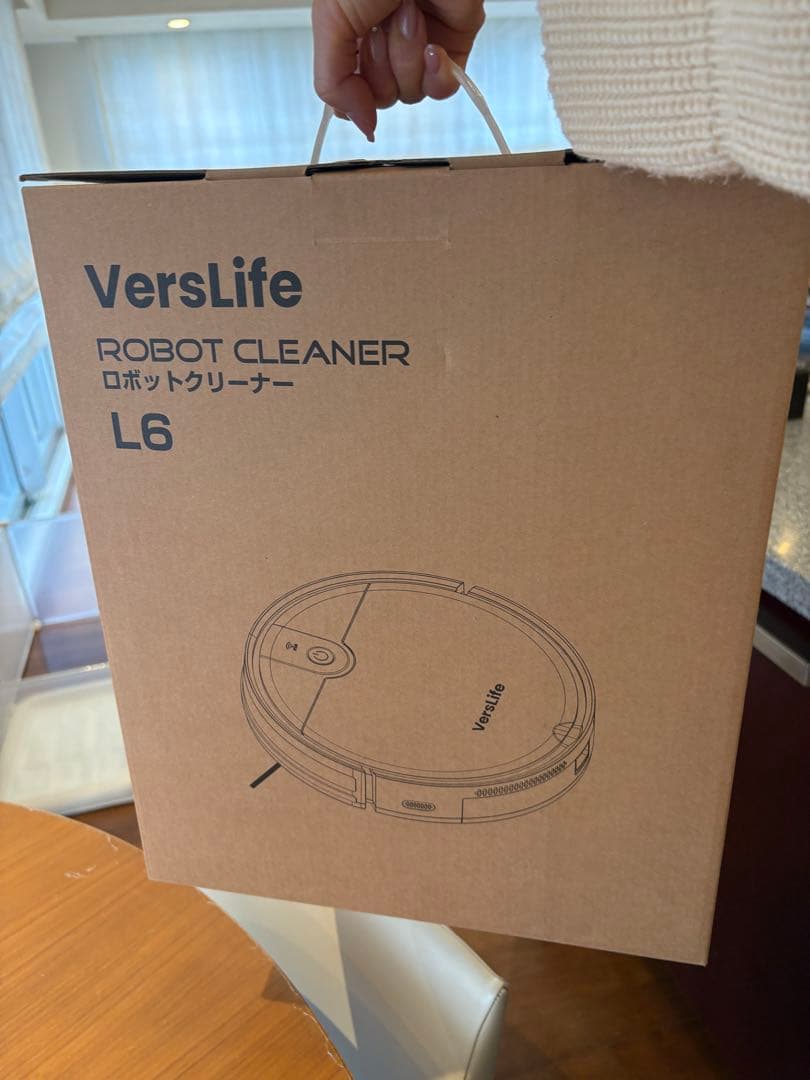 新品ロボット掃除機 VersLife L6 水拭き 両用 3000Pa 強力吸引