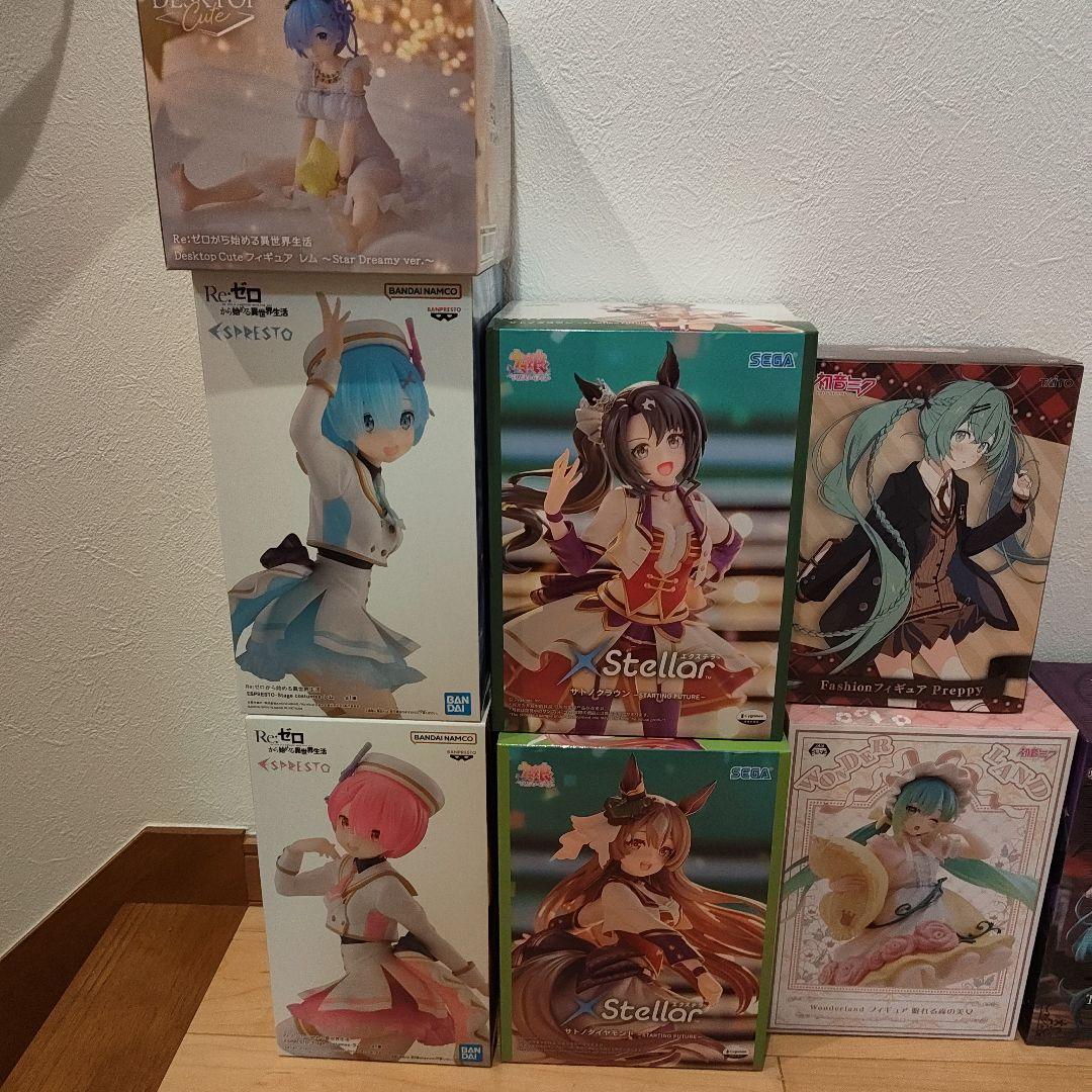 初音ミク、リゼロ、ウマ娘 フィギュアセット