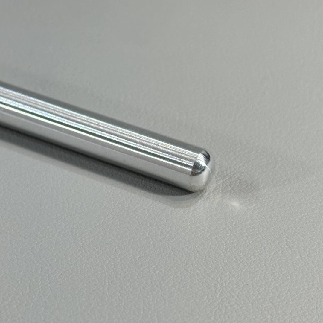 8mm チェロ エンドピン 新品 特注品 超々ジュラルミン製 溝付き a1438