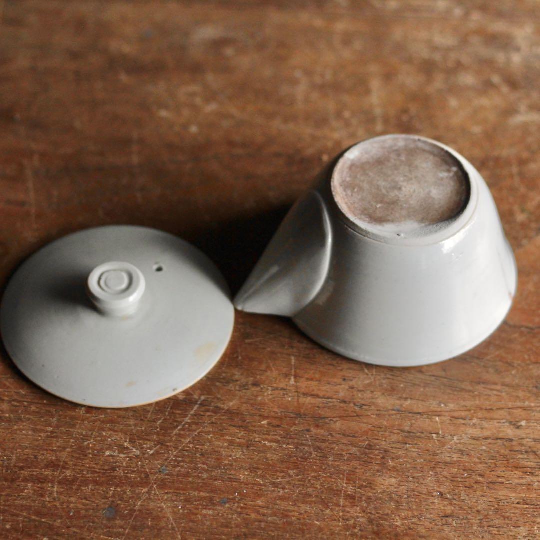 白磁 宝瓶 煎茶道具 煎茶器 古道具 アンティーク