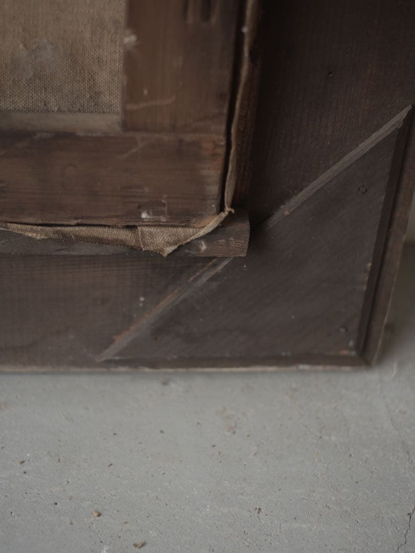 額縁　油絵　絵画　キャンバス　アート　芸術　古家具　古道具　レトロ　アンティーク