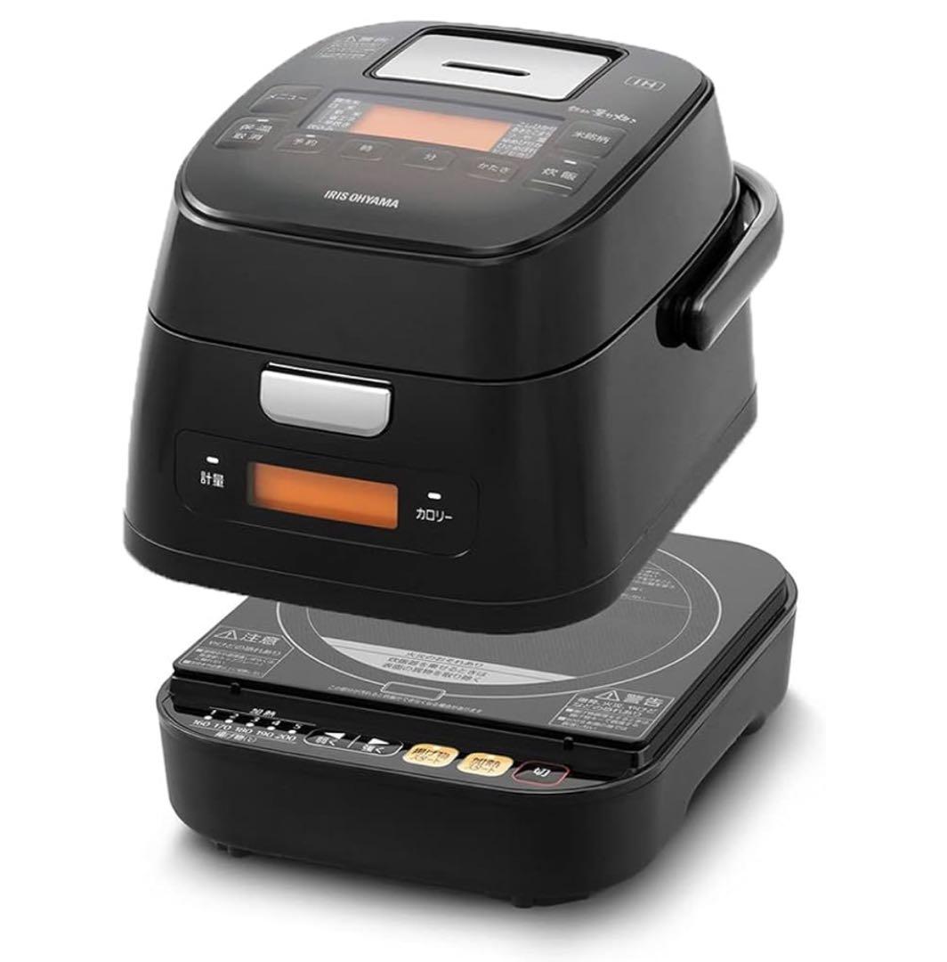 アイリスオーヤマ 分離式量り炊きIHジャー炊飯器3合 RC-IM30-B