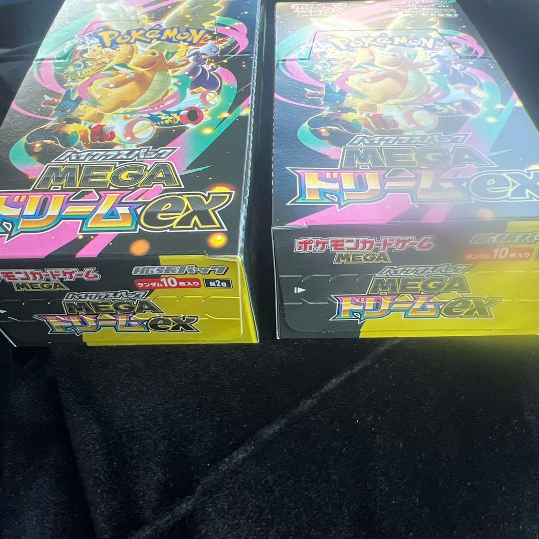 ポケモンカードゲーム MEGAドリームEX2box シュリンクなしペリペリあり