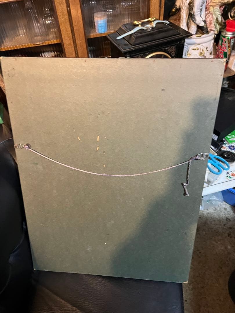 日展作家　三枝惣太郎作　「飛躍」 鋳物製、鉄製、ブロンズ彫刻 、木製フレーム