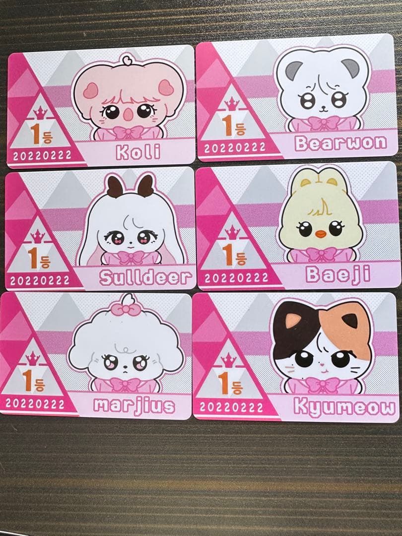 NMIXXリリー、へウォン、ソリュン、ベイ、ジウ 、ギュジン マスター6体セット