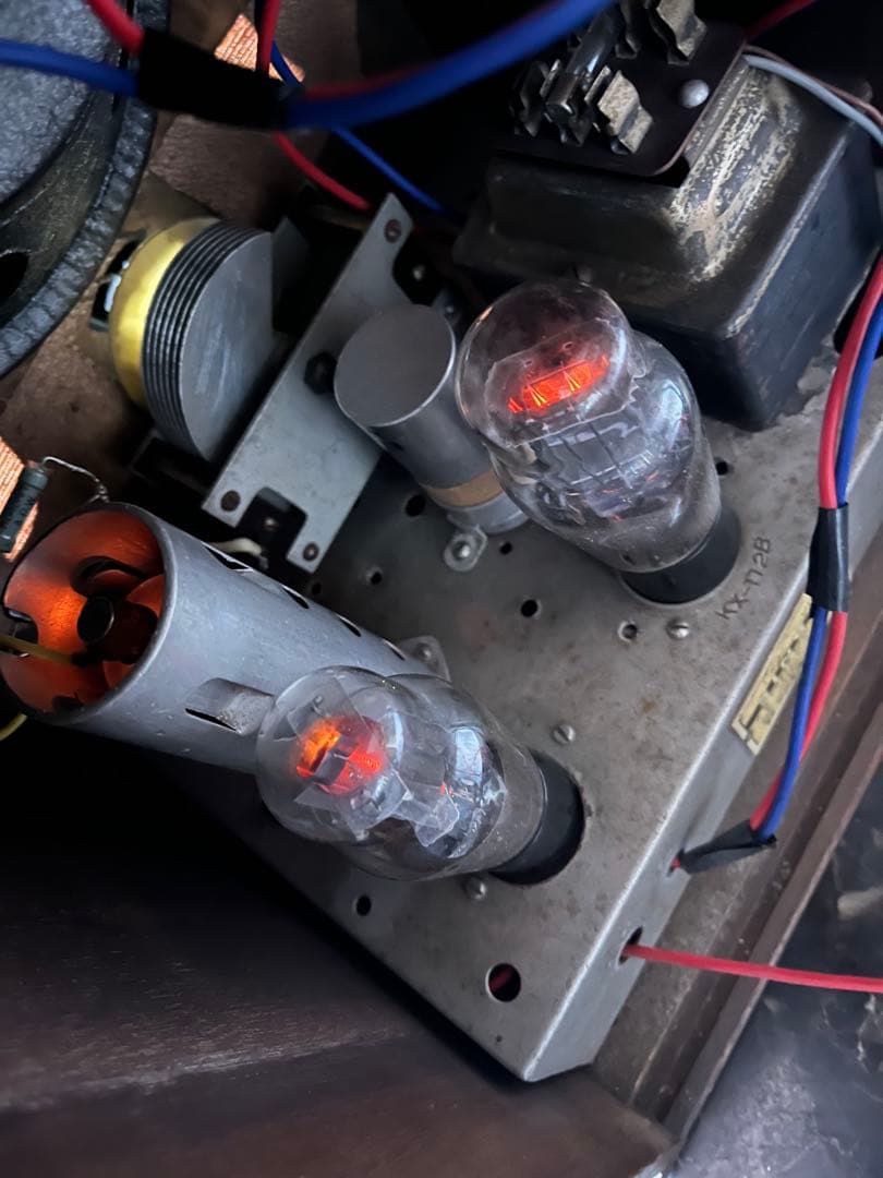 昭和レトロラジオ、真空管ラジオ、レトロラジオ、シンガー真空管ラジオ