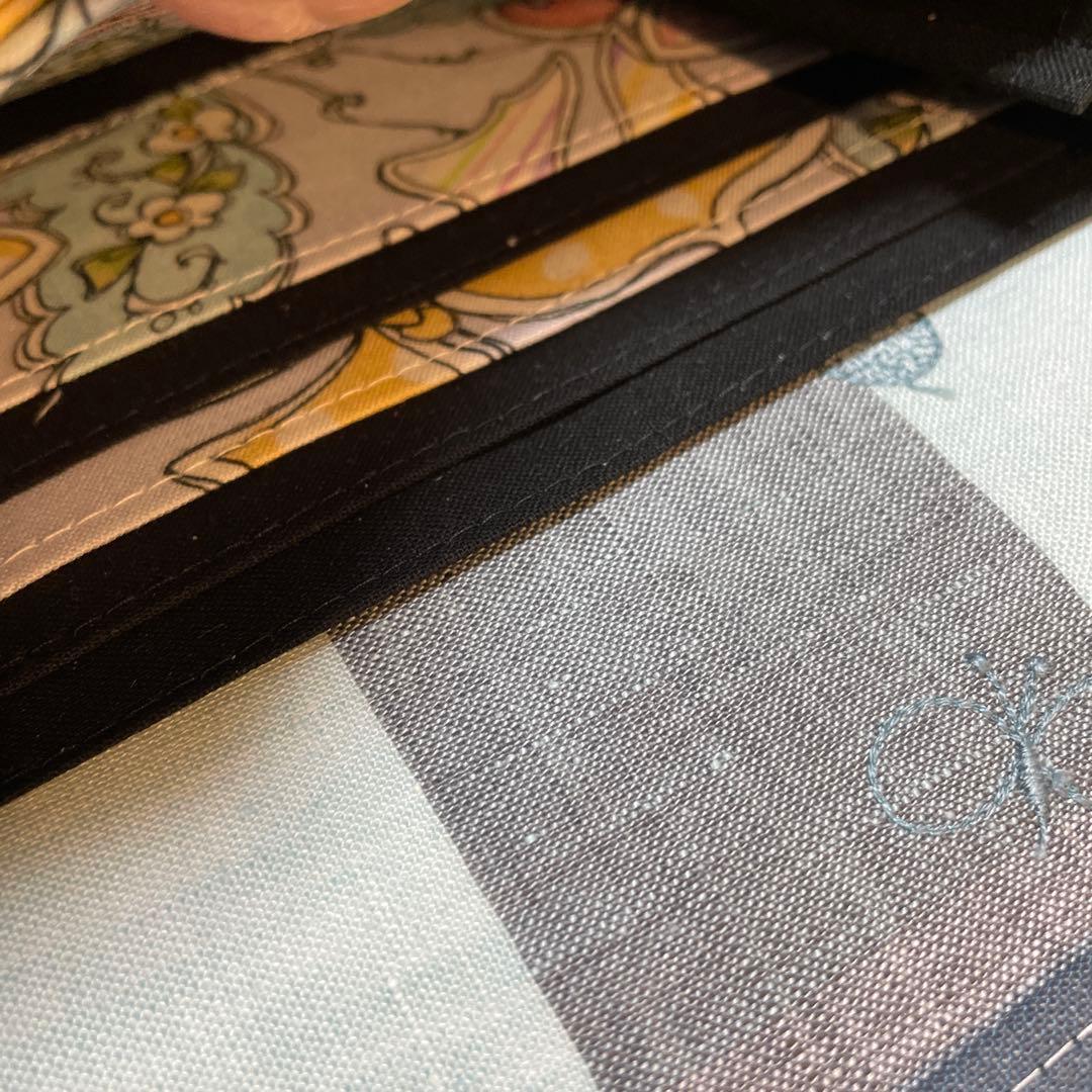 長財布　やりくり財布　ハンドメイド　ミニ財布