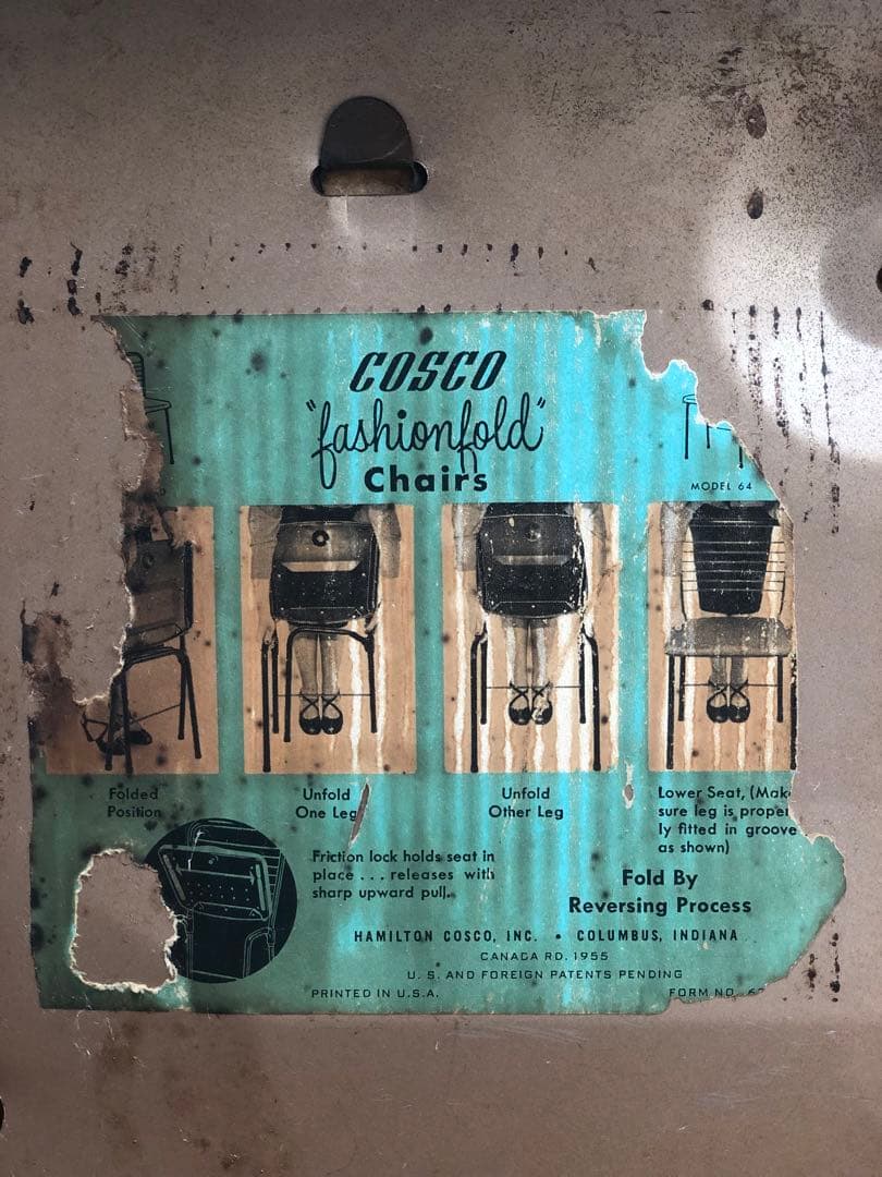 アメリカ50's COSCO ヴィンテージチェア