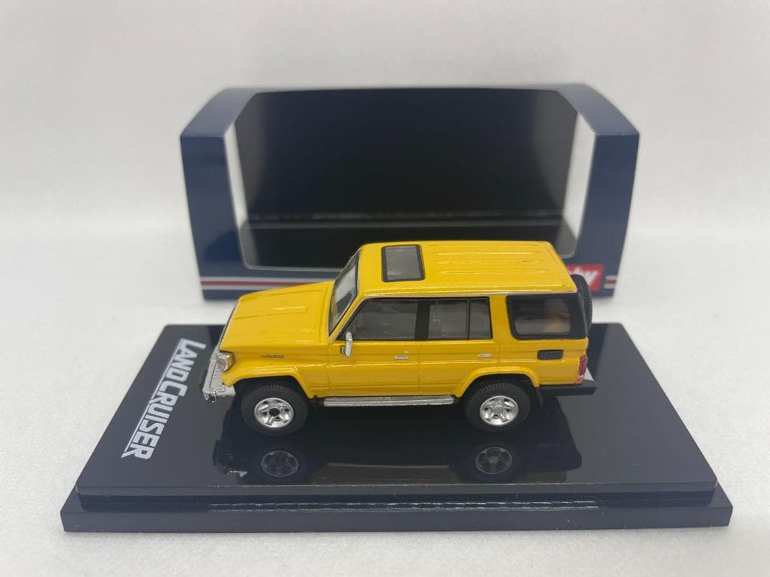 801-022 ホビージャパン 1/64 トヨタ ランドクルーザー イエロー