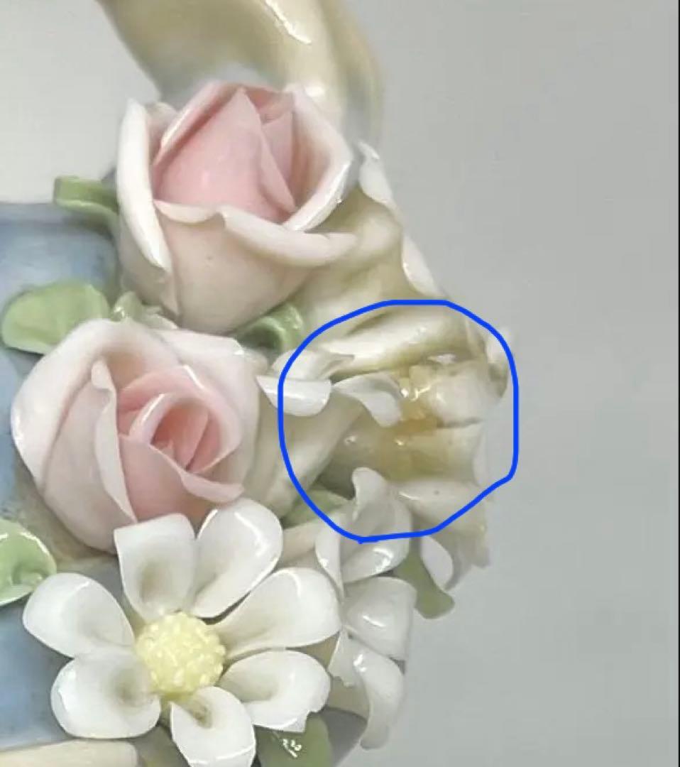 リヤドロ LLADRO スカートに花いっぱい フィギュリン 少女 インテリア