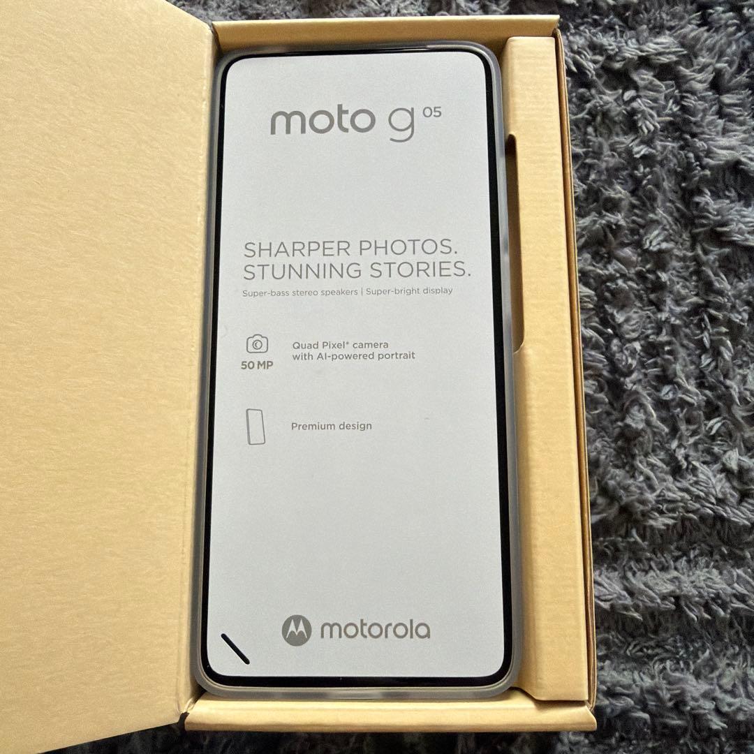 スマートフォン本体 moto g05 128GB