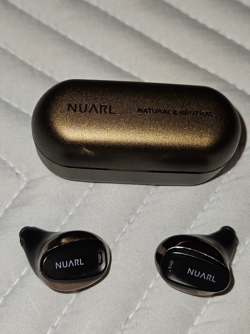 NUARL ヌアール mini3 ワイヤレスイヤホン ブラックゴールド