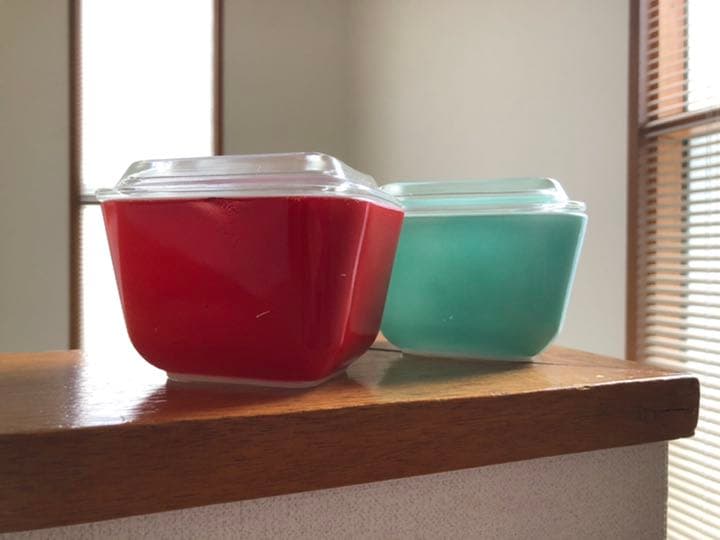 パイレックス レフケース S レッド、ブルー