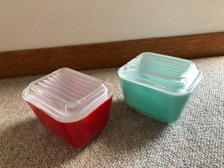 パイレックス レフケース S レッド、ブルー