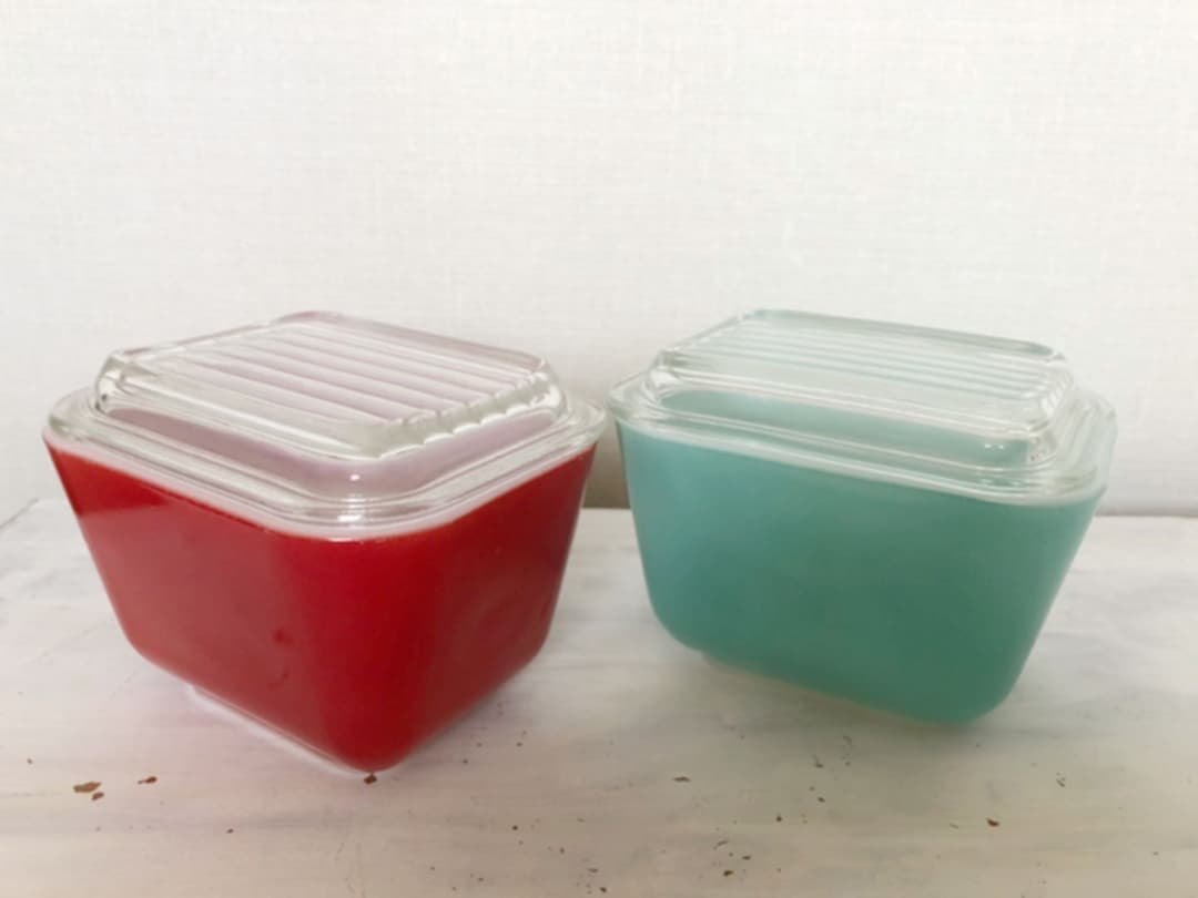 パイレックス レフケース S レッド、ブルー