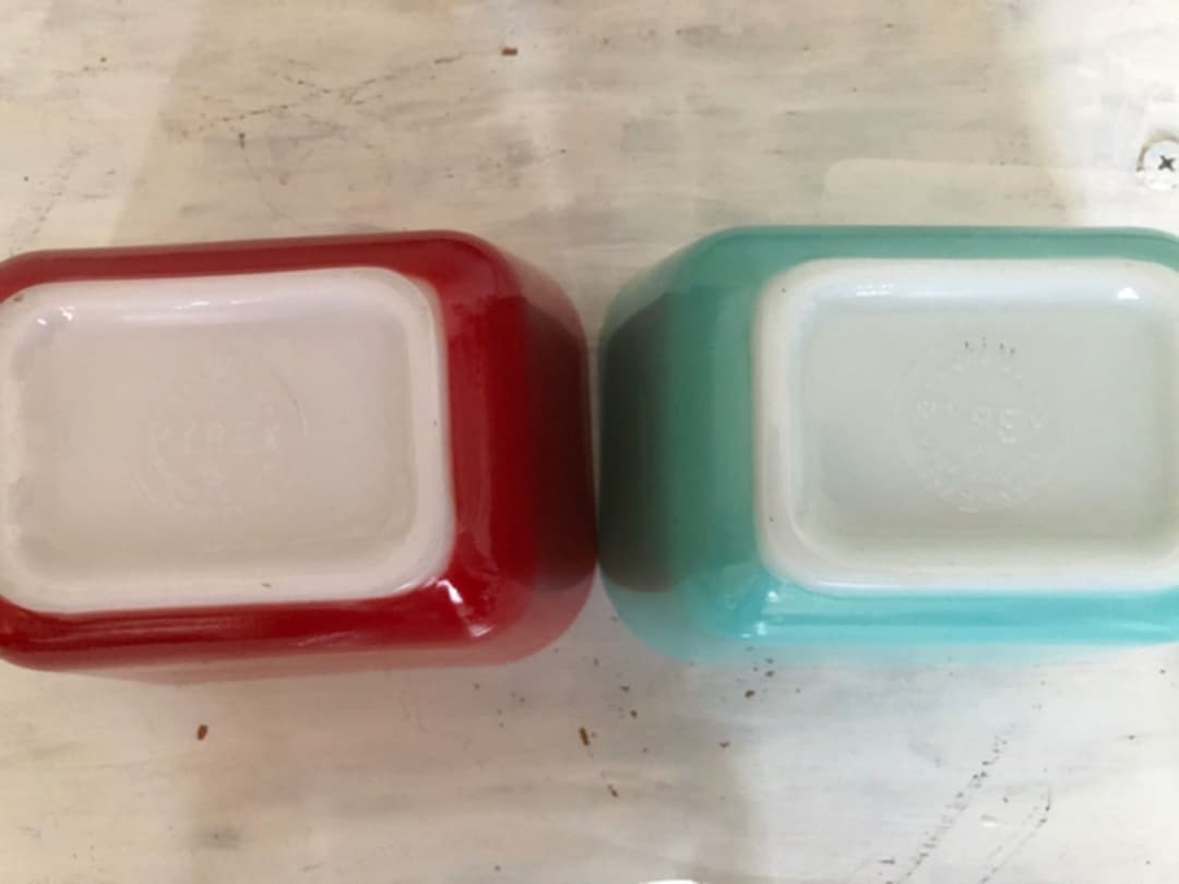 パイレックス レフケース S レッド、ブルー