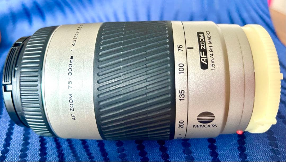 【中古美品】ミノルタ 75-300mm & 28-80mm レンズセット（２本）