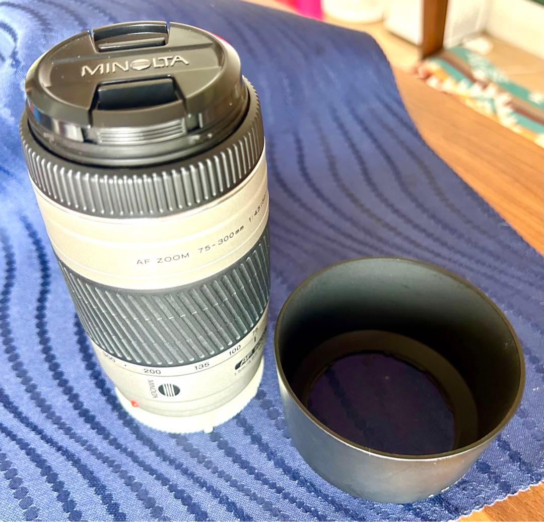 【中古美品】ミノルタ 75-300mm & 28-80mm レンズセット（２本）