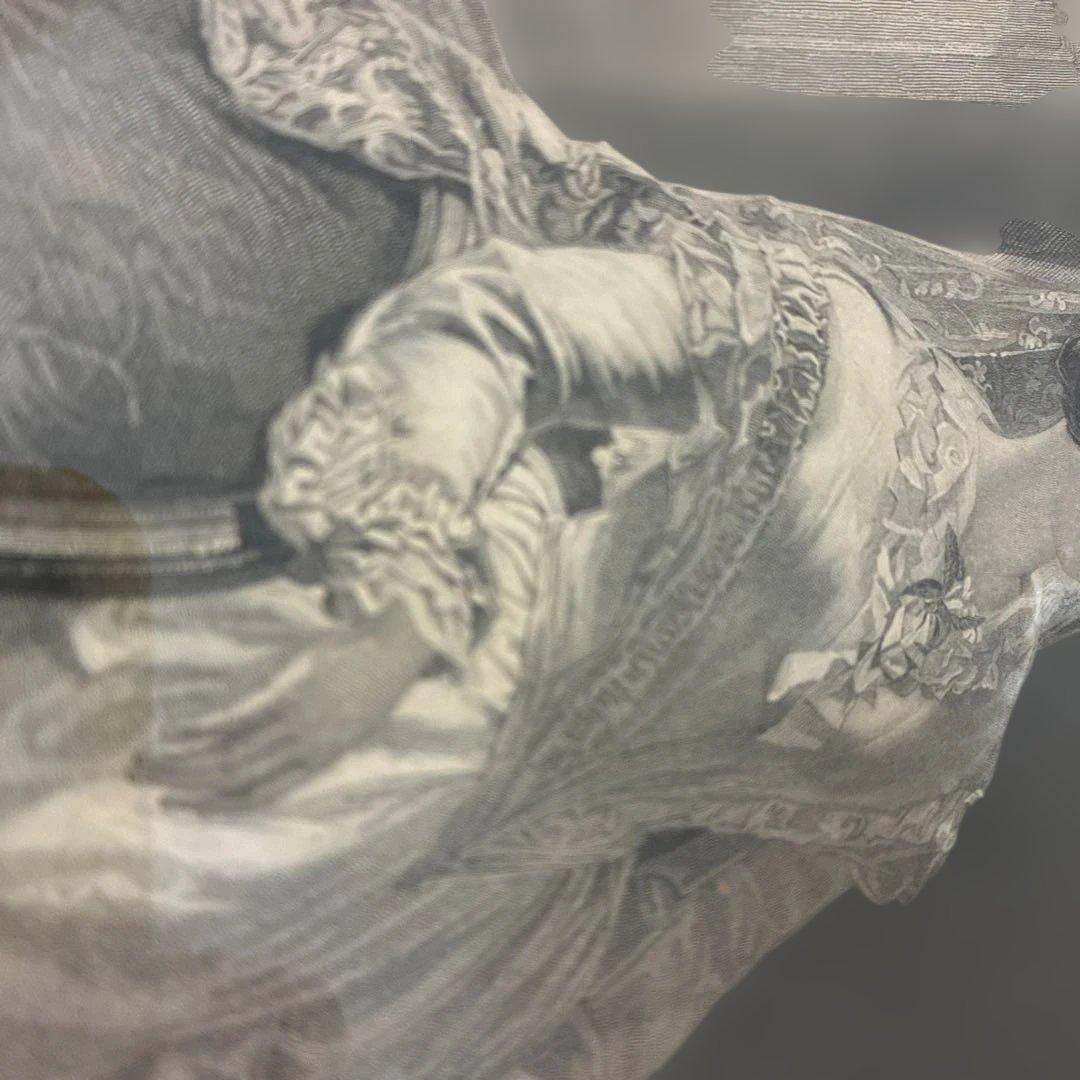 アンティーク　ヴィンテージ　絵画　額　花嫁　W.P.Frith