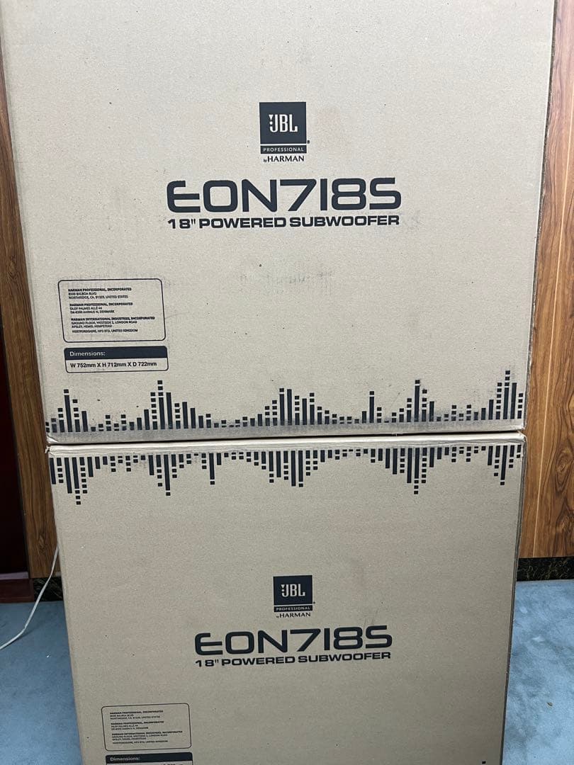 JBL EON 710+718S＋ポール　2セット+元箱