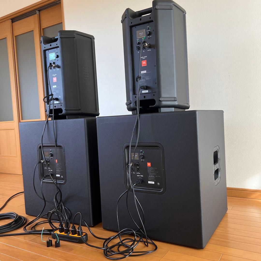 JBL EON 710+718S＋ポール　2セット+元箱