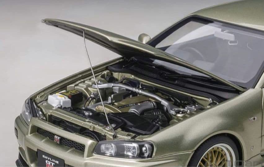 早い者勝ち!オートアート 1/18 GT-R V-specⅡ NUR BBS