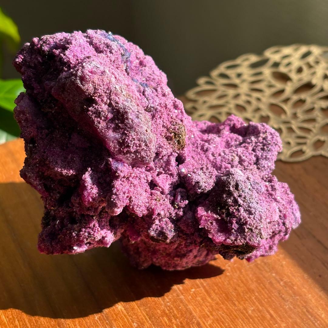 大型 天然石 サファイア・マイカ共生ルビー 原石508g