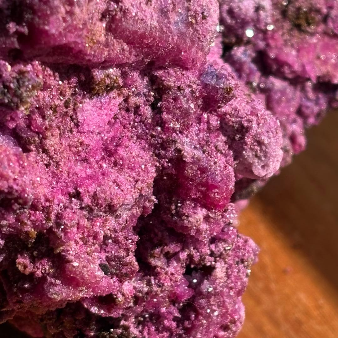 大型 天然石 サファイア・マイカ共生ルビー 原石508g