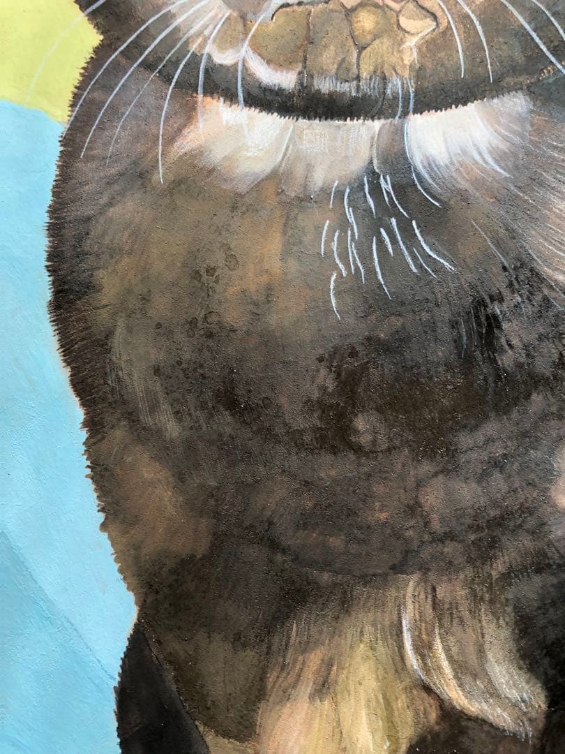 《送料無料》原画「クルタ」猫イラスト