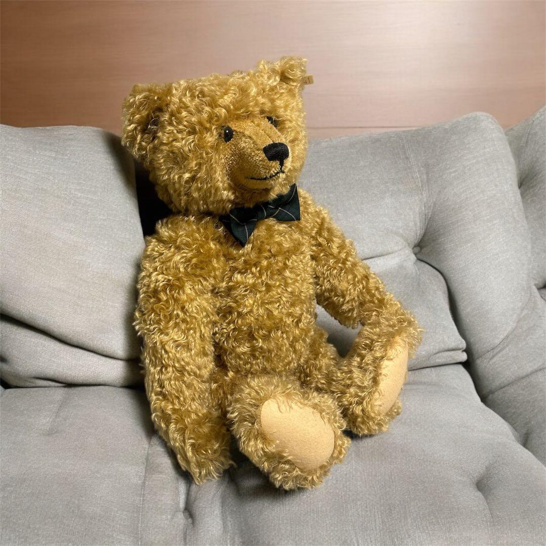 【希少 美品】Steiff シュタイフ ヘンダーソン グロウラー入　テディベア