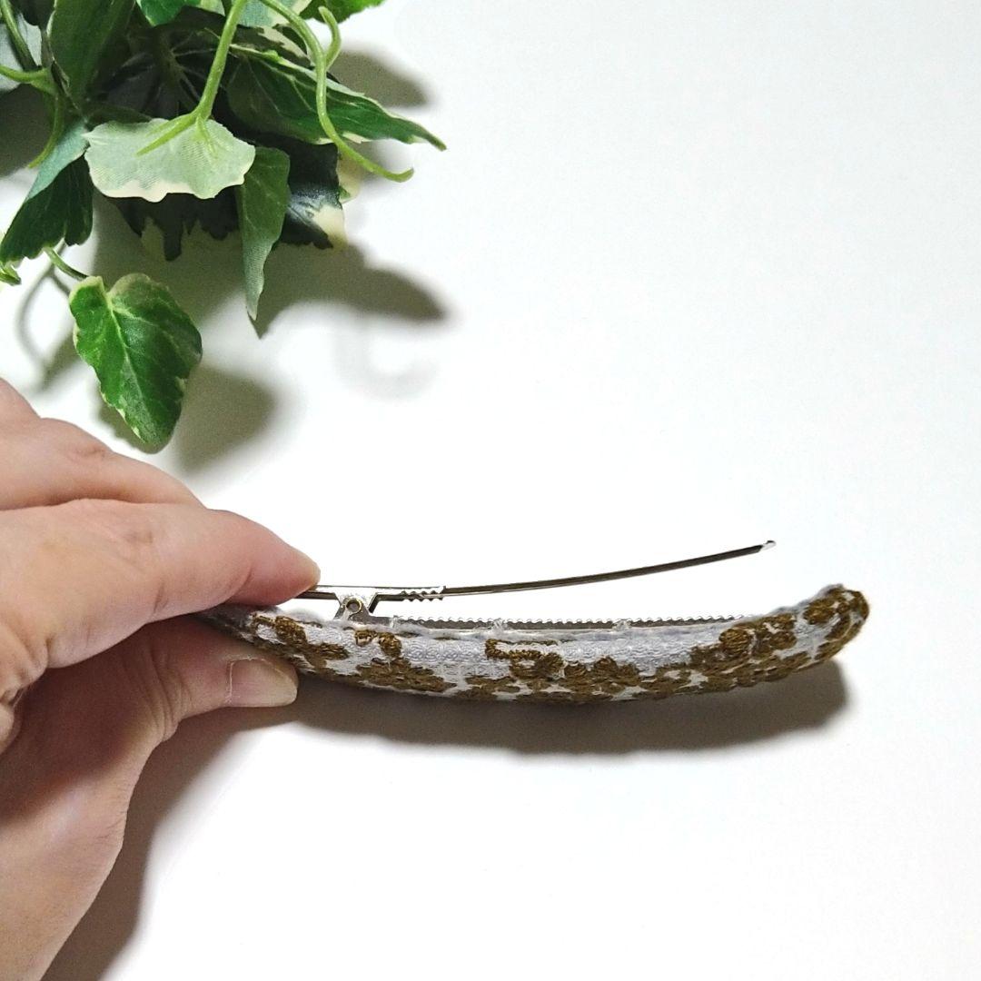 No.719 ミナペルホネン  ハンドメイド ヘアクリップ