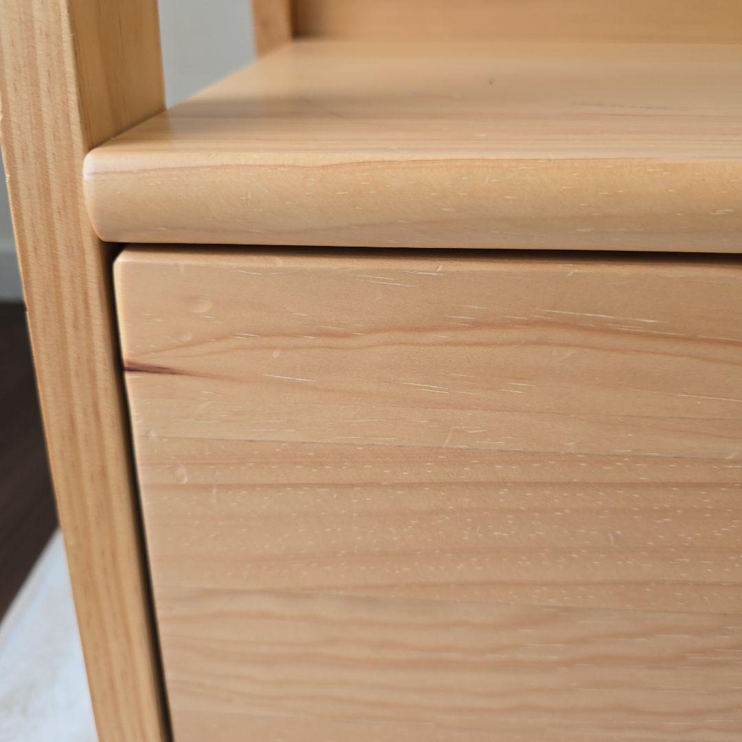 YAMATOYA ノスタ　キッズ ハンガーラック 引き出し付き　大和屋　木製