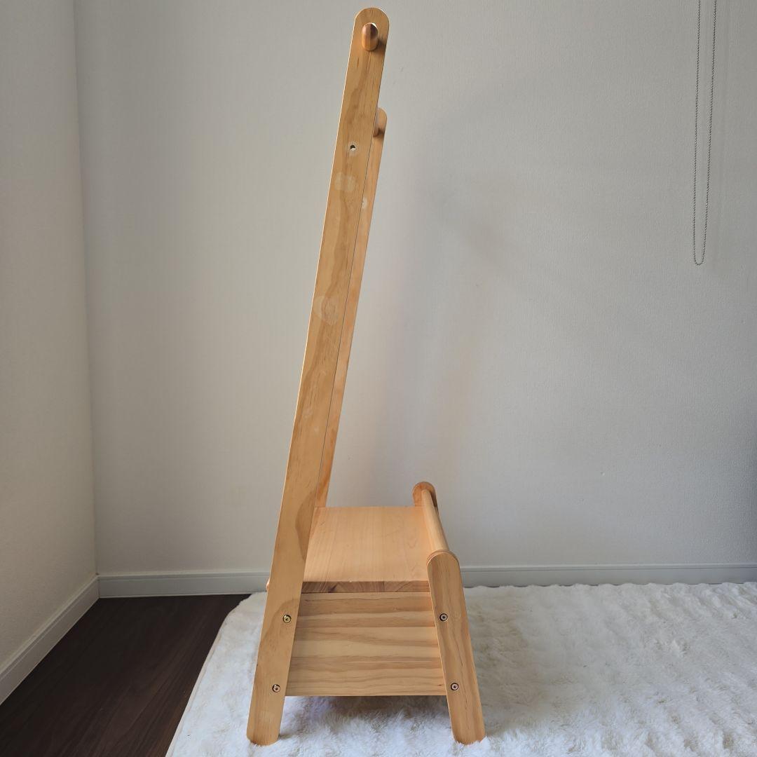 YAMATOYA ノスタ　キッズ ハンガーラック 引き出し付き　大和屋　木製