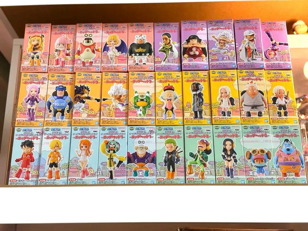 ワンピース ワールドコレクタブルフィギュア エッグヘッド編 1~6 30体セット