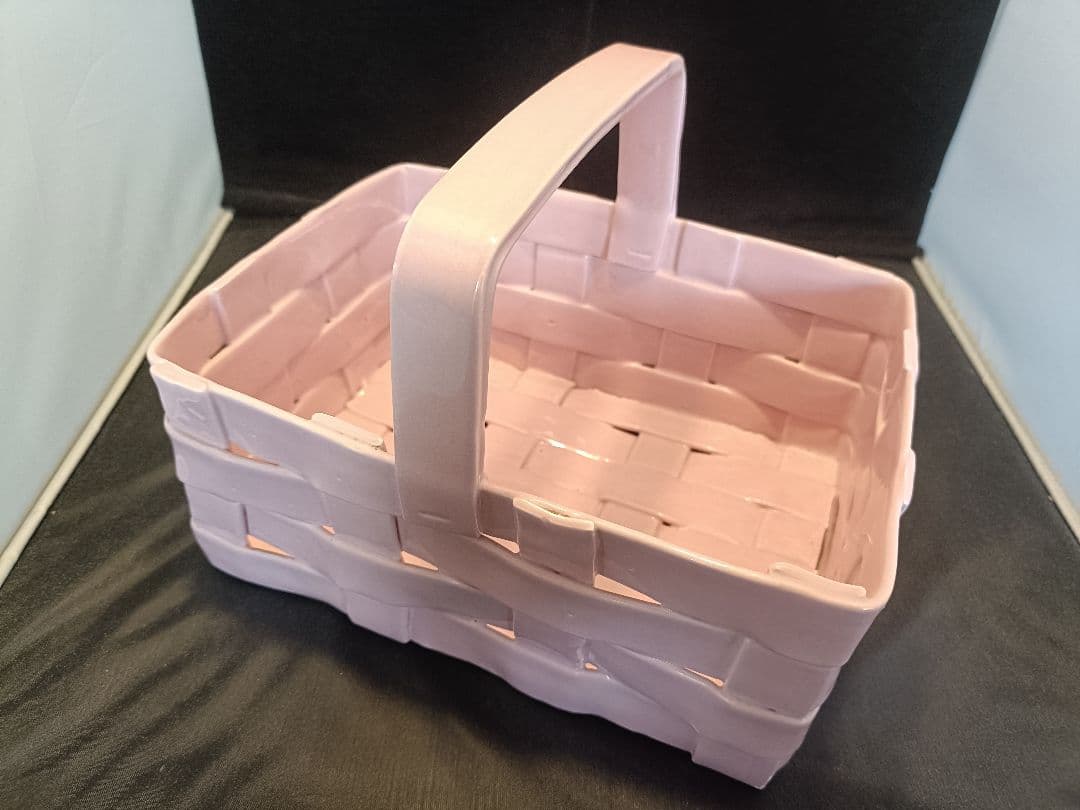 イタリア製陶器編みバスケット