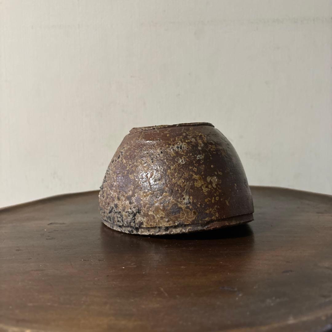 古備前　片口鉢　水差し　蓋付き　江戸時代骨董　アンティーク　懐石　茶道具　検李朝