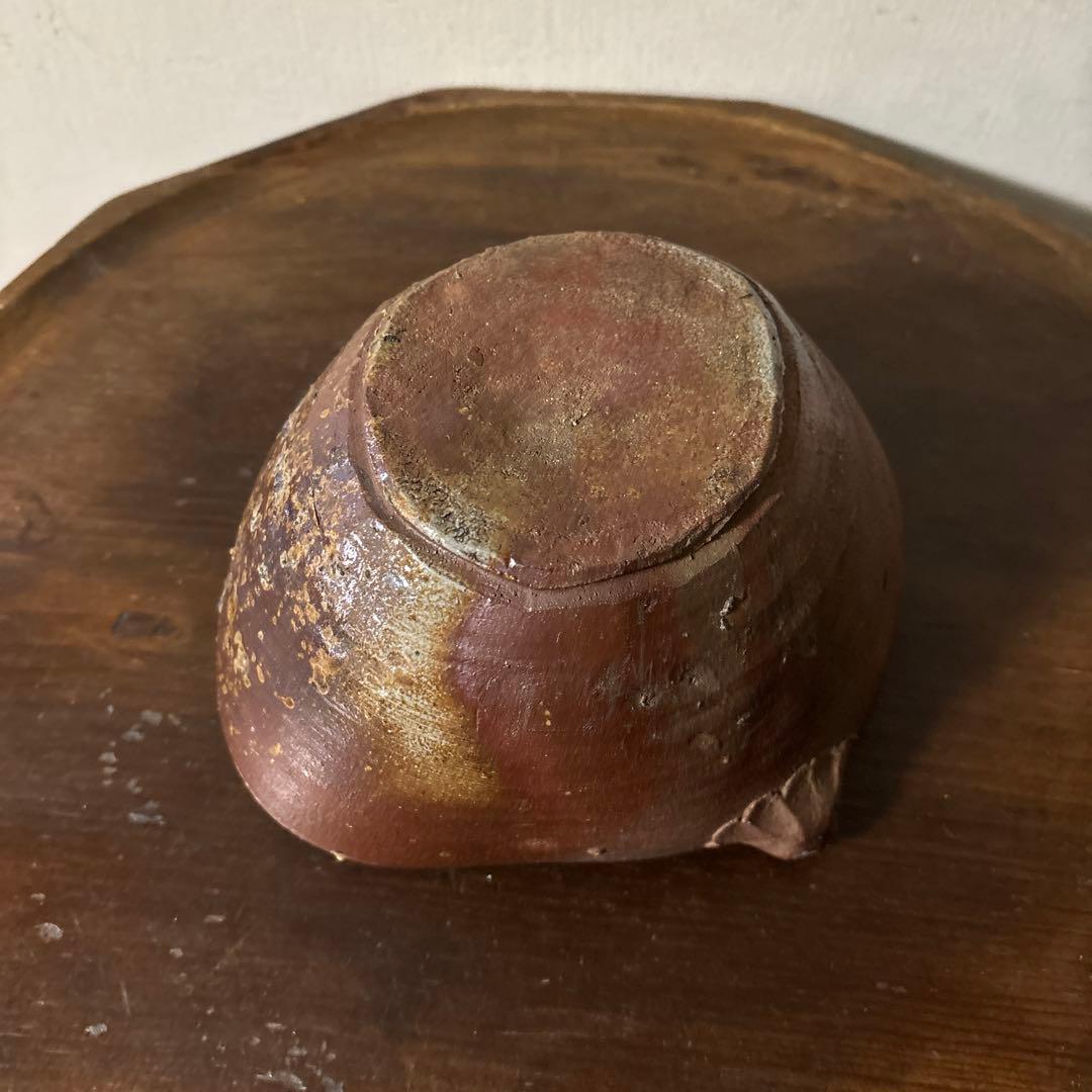 古備前　片口鉢　水差し　蓋付き　江戸時代骨董　アンティーク　懐石　茶道具　検李朝