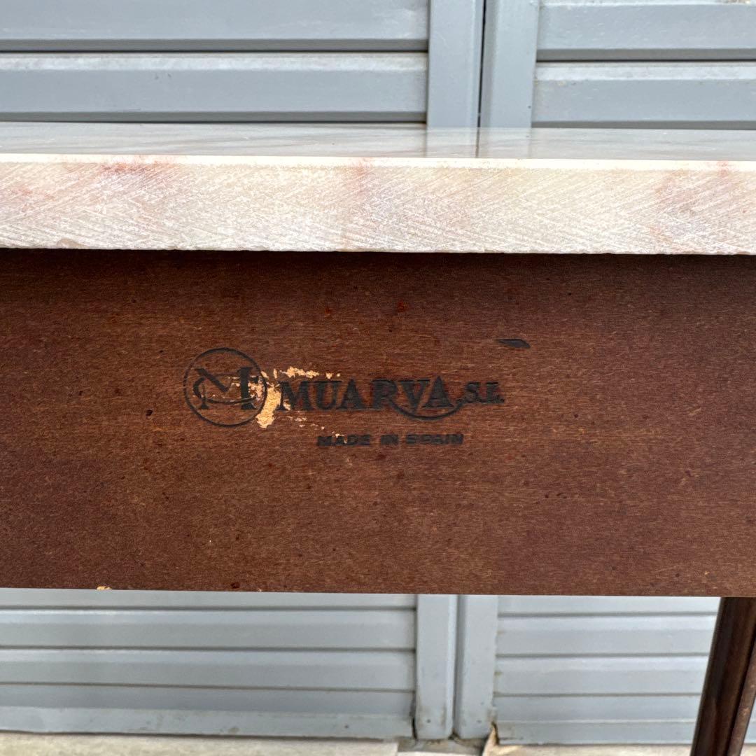 スペイン　最高級　希少　MUARVA S.L. 大理石　コンソール