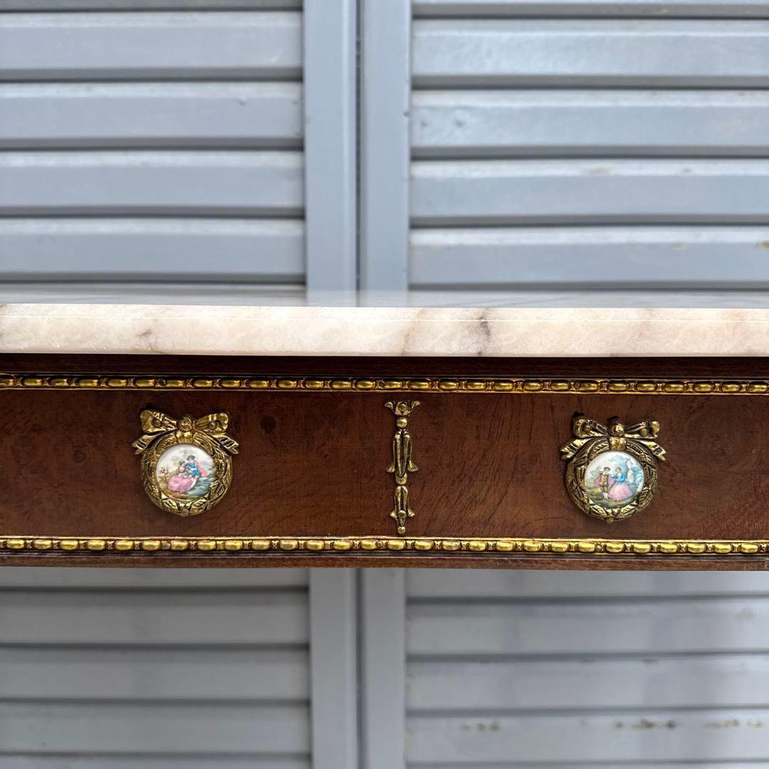 スペイン　最高級　希少　MUARVA S.L. 大理石　コンソール