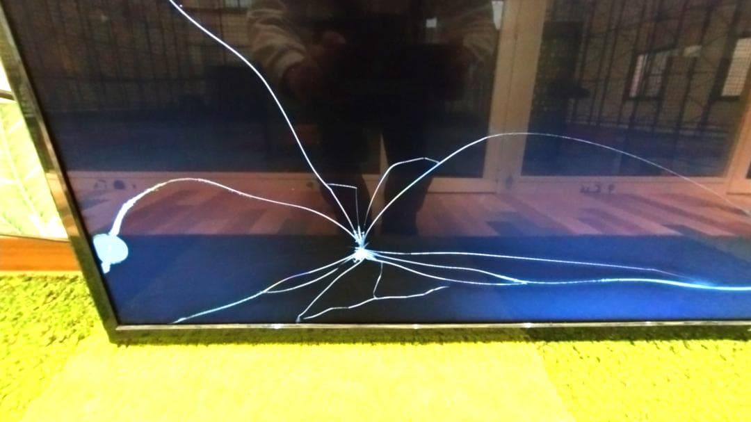 【液晶割れあり／部品取り用／ジャンク品】65型液晶モニター　JAPANNEXT