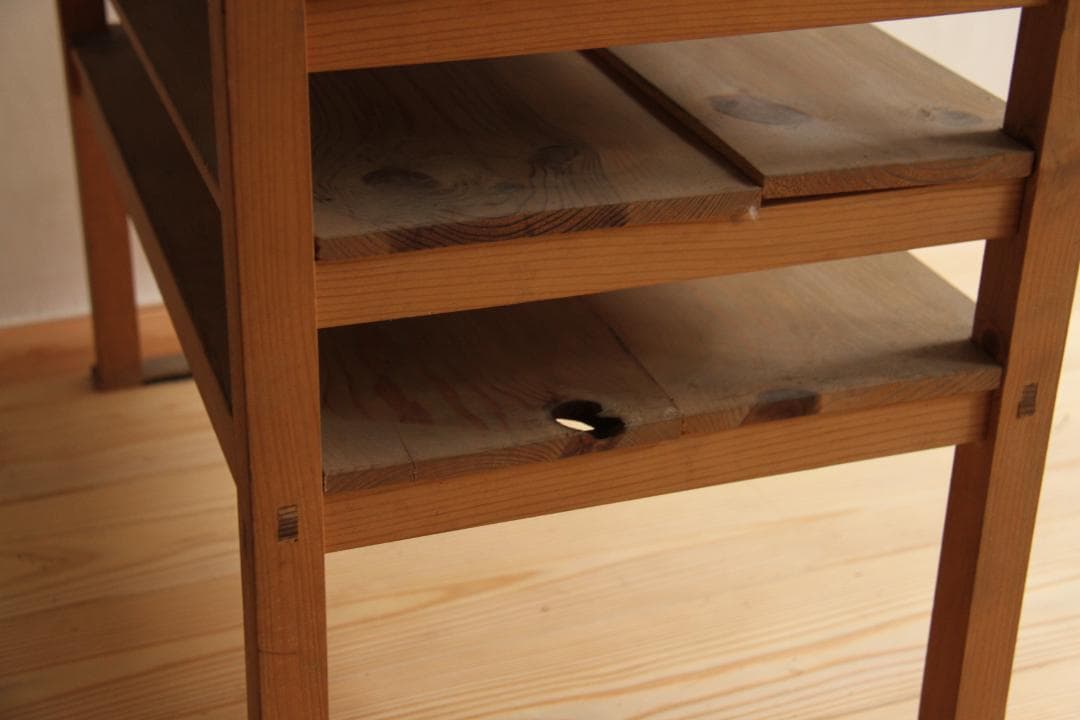 ラック　棚　木製　幅64㎝　アンティーク　古道具