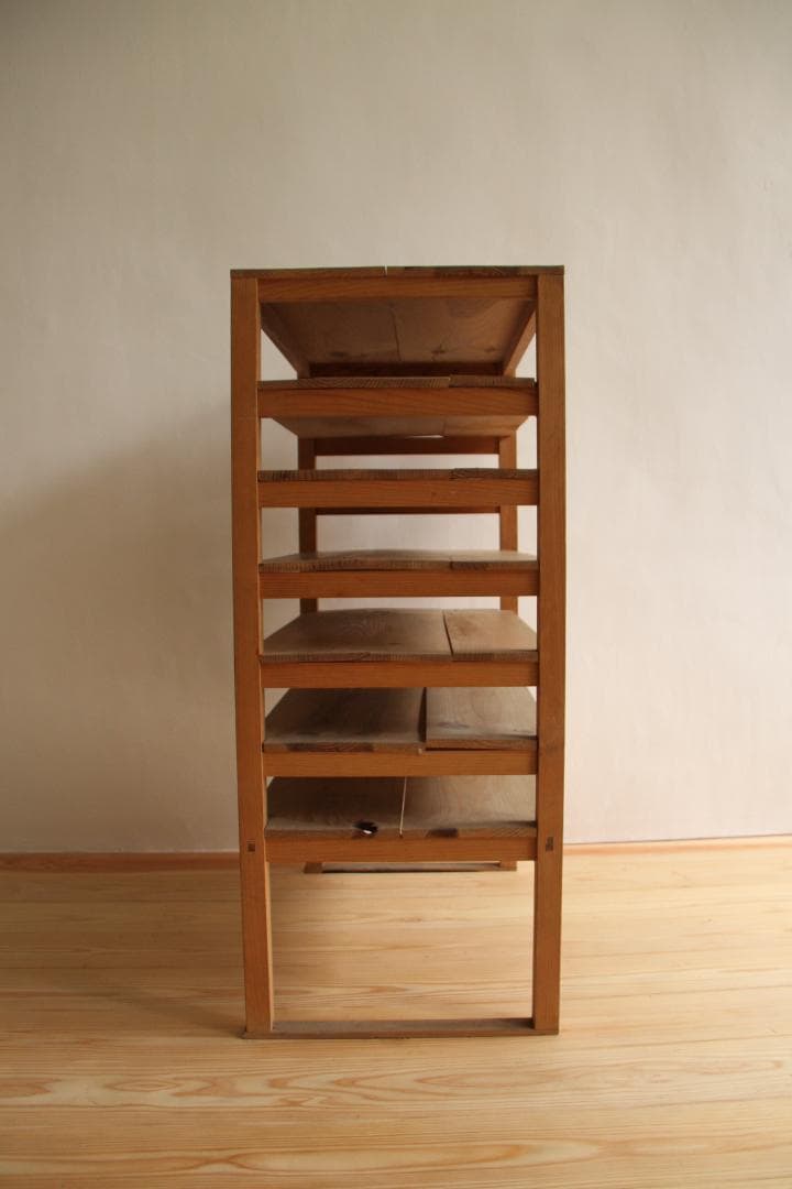 ラック　棚　木製　幅64㎝　アンティーク　古道具