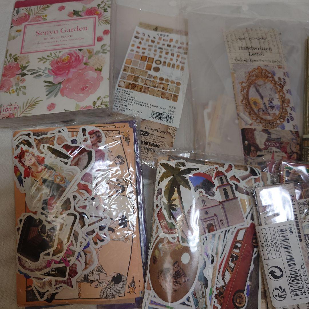 ＋*＋様 大量！6500枚以上☆コラージュ素材まとめ売り☆詰め込みボックス♡紙モ