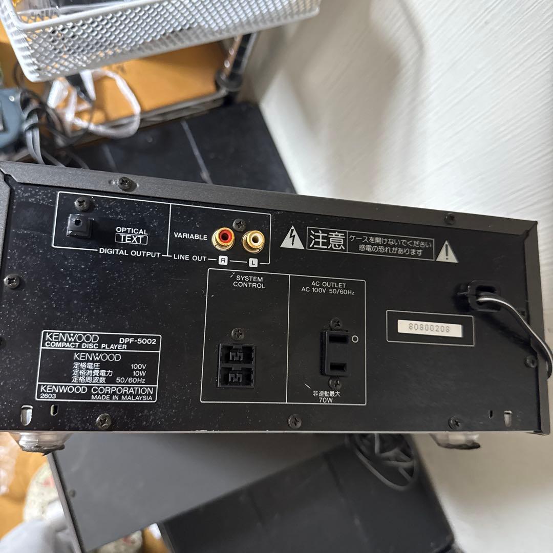 KENWOOD コンポセット　スピーカー