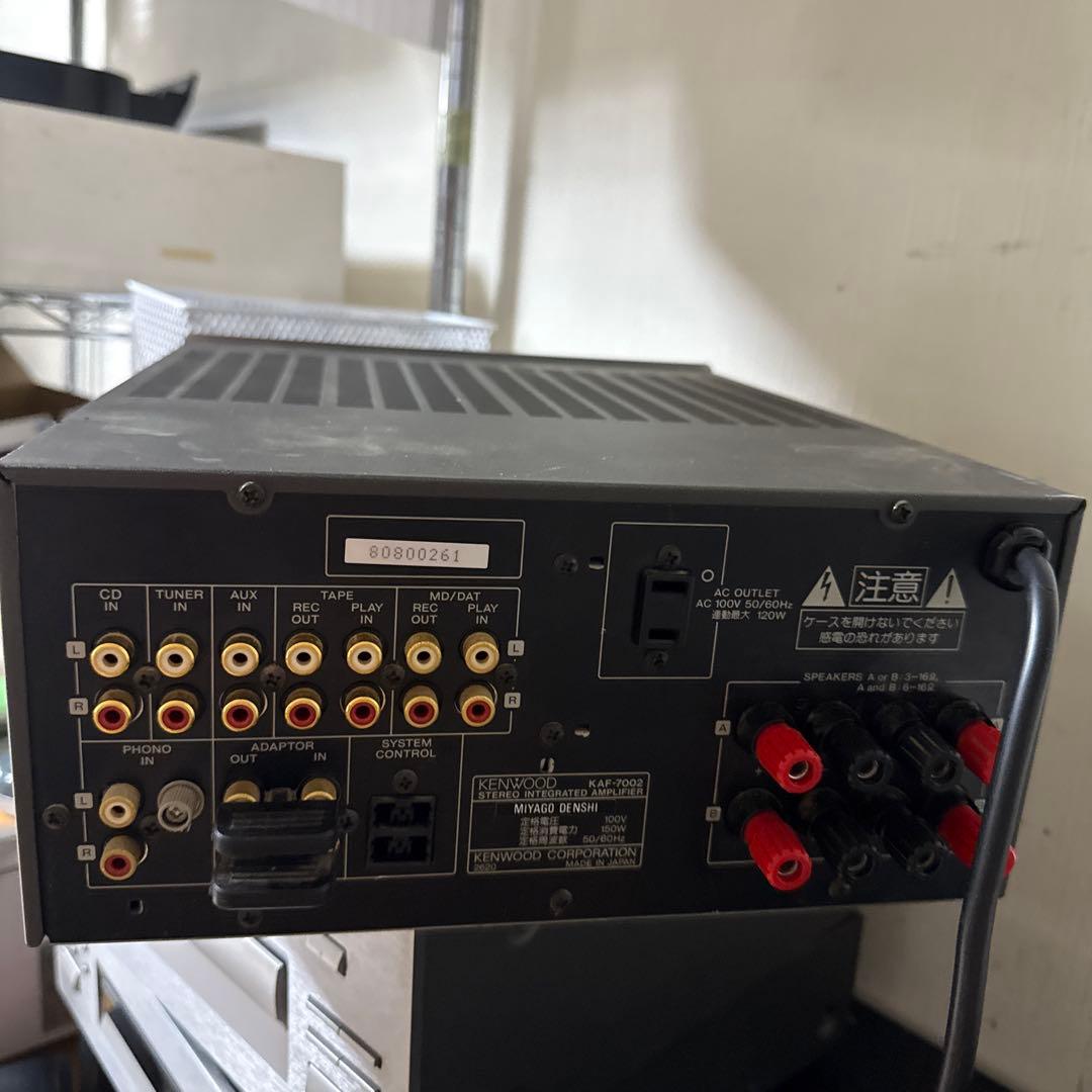 KENWOOD コンポセット　スピーカー